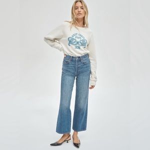 Aritzia Denim Forum Farrah wide leg Jean